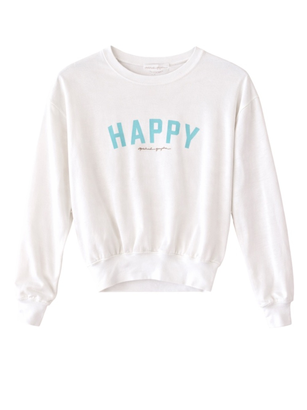 Spiritual Gangster Happy Savasana Pullover Sweatshirt White S